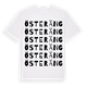 Österäng ordlek t-shirt