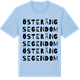 Blue Soul t-shirt med Österängs Egendom ordlek t-shirt