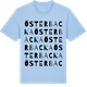 Blue Soul t-shirt med Österbacka ordlek t-shirt