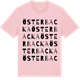 Pink Cotton t-shirt med Österbacka ordlek t-shirt