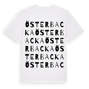 Österbacka ordlek t-shirt – ekologisk bomull t-shirt från Pinshirt