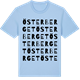 Blue Soul t-shirt med Österberget ordlek t-shirt