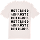 Vintage White t-shirt med Österbodarna ordlek t-shirt