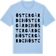 Blue Soul t-shirt med Östergården ordlek t-shirt