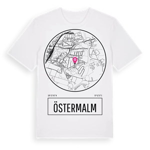 Östermalm t-shirt – ekologisk bomull t-shirt från Pinshirt
