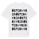 White t-shirt med Östermyren ordlek t-shirt