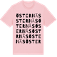 Pink Cotton t-shirt med Östernäs ordlek t-shirt