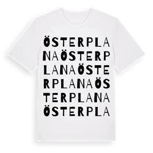Österplana ordlek t-shirt – ekologisk bomull t-shirt från Pinshirt