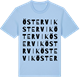 Blue Soul t-shirt med Östervik ordlek t-shirt