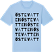 Blue Soul t-shirt med Östevatten ordlek t-shirt