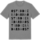 Mid Heather Gray t-shirt med Ostindiebådarna ordlek t-shirt