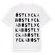 Östlyckan ordlek t-shirt