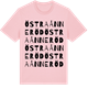 Pink Cotton t-shirt med Östra Ånneröd ordlek t-shirt