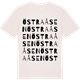 Vintage White t-shirt med Östra Åsen ordlek t-shirt