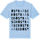 Blue Soul t-shirt med Östra Åsen ordlek t-shirt