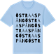 Blue Soul t-shirt med Östra Aspång ordlek t-shirt