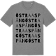 Mid Heather Gray t-shirt med Östra Aspång ordlek t-shirt