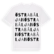 Östra Båljan ordlek t-shirt