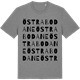 Mid Heather Gray t-shirt med Östra Bodane ordlek t-shirt