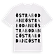 Östra Bodane ordlek t-shirt