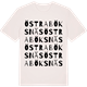 Vintage White t-shirt med Östra Böksnäs ordlek t-shirt