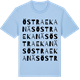 Blue Soul t-shirt med Östra Ekanäs ordlek t-shirt