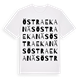 Östra Ekanäs ordlek t-shirt