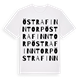 White t-shirt med Östra Finntorp ordlek t-shirt