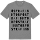 Mid Heather Gray t-shirt med Östra Finntorp ordlek t-shirt