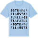 Blue Soul t-shirt med Östra Fjälla ordlek t-shirt