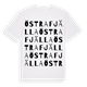Östra Fjälla ordlek t-shirt