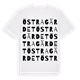 Östra Gärdet ordlek t-shirt