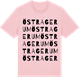 Pink Cotton t-shirt med Östra Gerum ordlek t-shirt