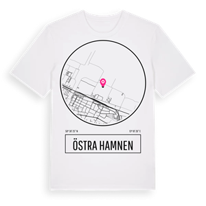 Östra hamnen t-shirt – ekologisk bomull t-shirt från Pinshirt