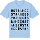 Blue Soul t-shirt med Östra Hee ordlek t-shirt