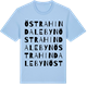 Blue Soul t-shirt med Östra Hindalebyn ordlek t-shirt