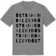 Mid Heather Gray t-shirt med Östra Hindalebyn ordlek t-shirt
