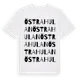 White t-shirt med Östra Hulan ordlek t-shirt