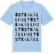Blue Soul t-shirt med Östra Källhult ordlek t-shirt