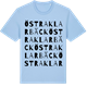 Blue Soul t-shirt med Östra Klarbäck ordlek t-shirt