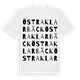 Östra Klarbäck ordlek t-shirt