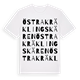 Östra Kräklingskären ordlek t-shirt