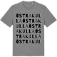 Mid Heather Gray t-shirt med Östra Kulla ordlek t-shirt