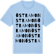 Blue Soul t-shirt med Östra Mon ordlek t-shirt