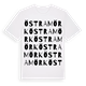 Östra Mörk ordlek t-shirt