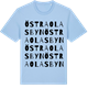 Blue Soul t-shirt med Östra Olasbyn ordlek t-shirt