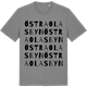 Mid Heather Gray t-shirt med Östra Olasbyn ordlek t-shirt