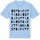 Blue Soul t-shirt med Östra Puttarna ordlek t-shirt