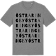 Mid Heather Gray t-shirt med Östra Ringby ordlek t-shirt
