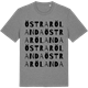 Mid Heather Gray t-shirt med Östra Rölanda ordlek t-shirt
